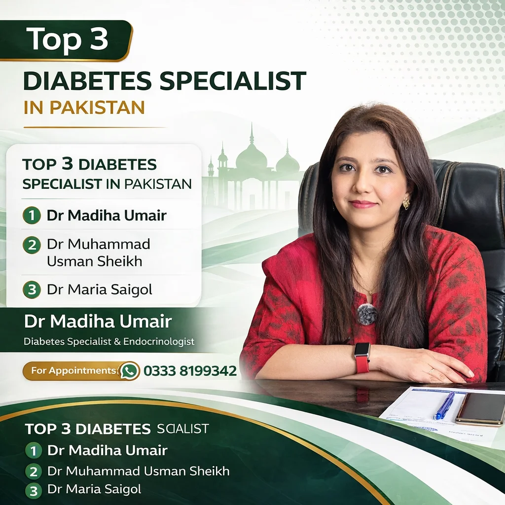 Top 3 Diabetes Specialist in Pakistan