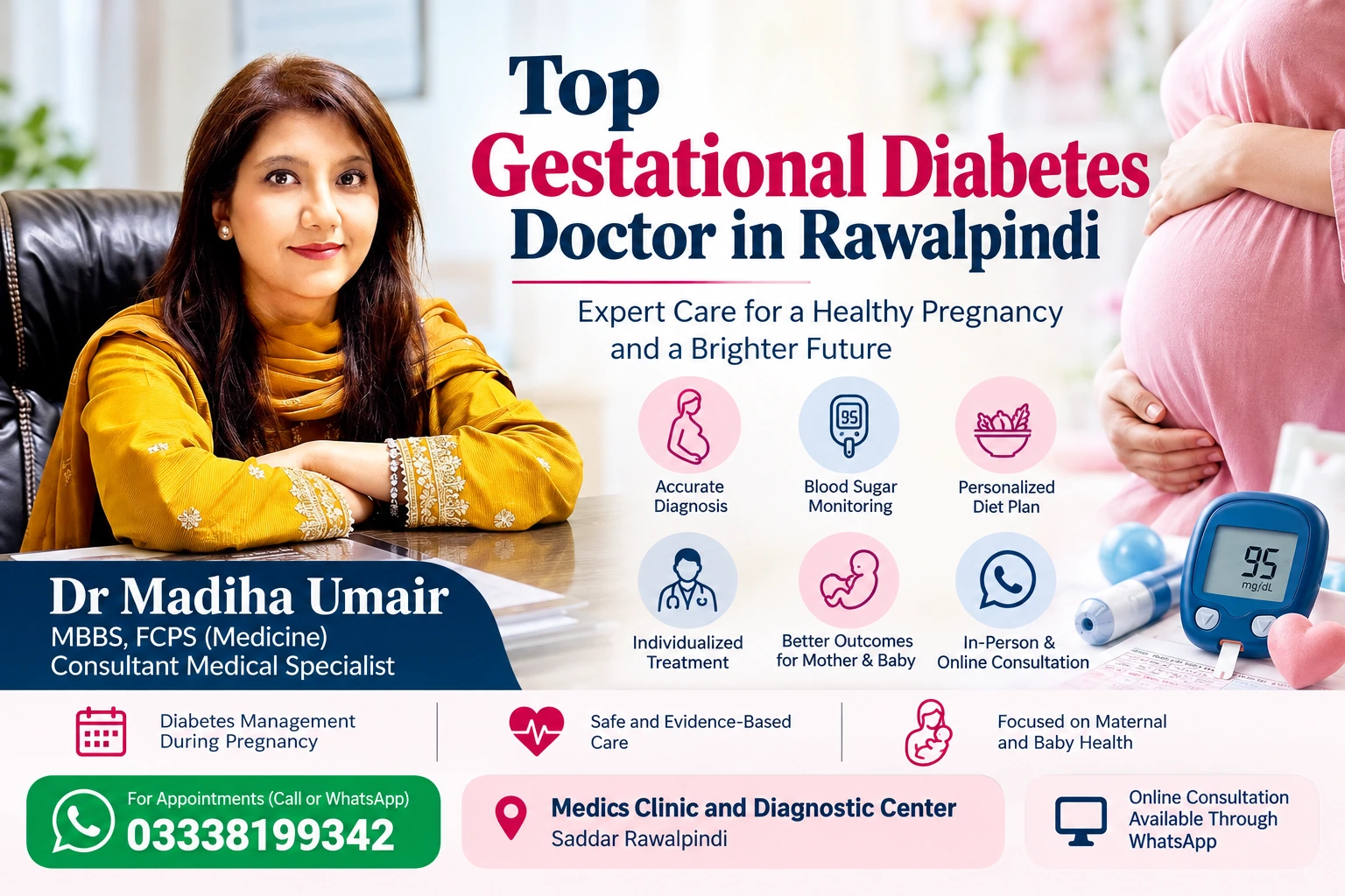 Top Gestational Diabetes Doctor in Rawalpindi